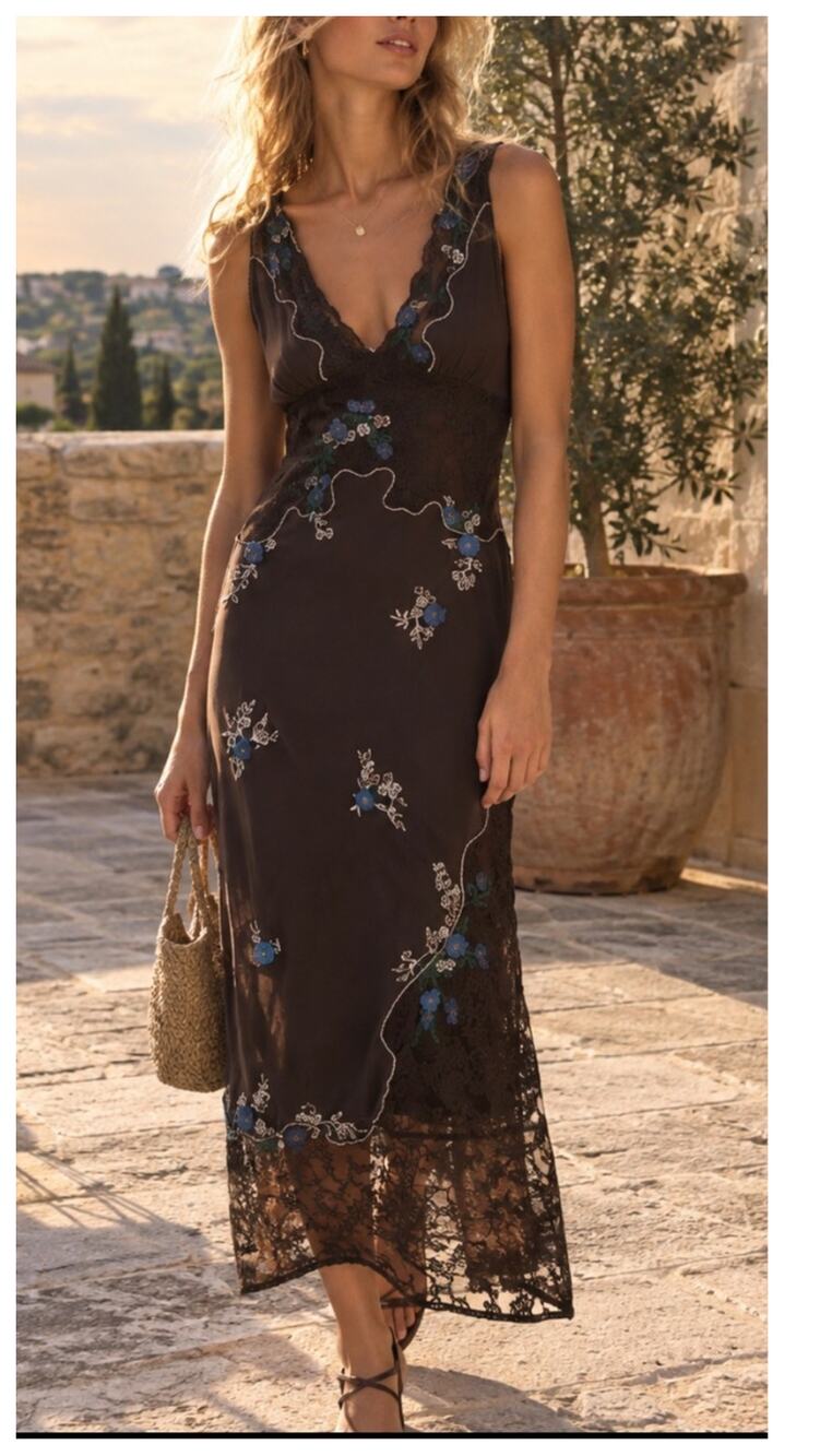 NEW Free People Meet Again Midi Dress Size XS